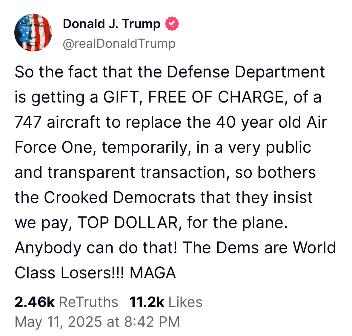 Air Force One potentiel
