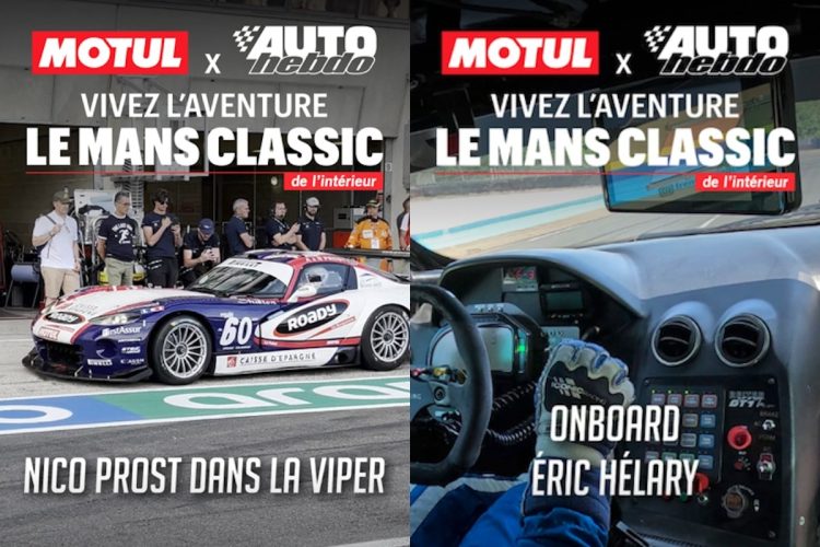 Nico Prost et Éric Hélary vous plongent au cœur de l&rsquo;action sur le Circuit des 24 Heures du Mans avec Motul en caméras embarquées !