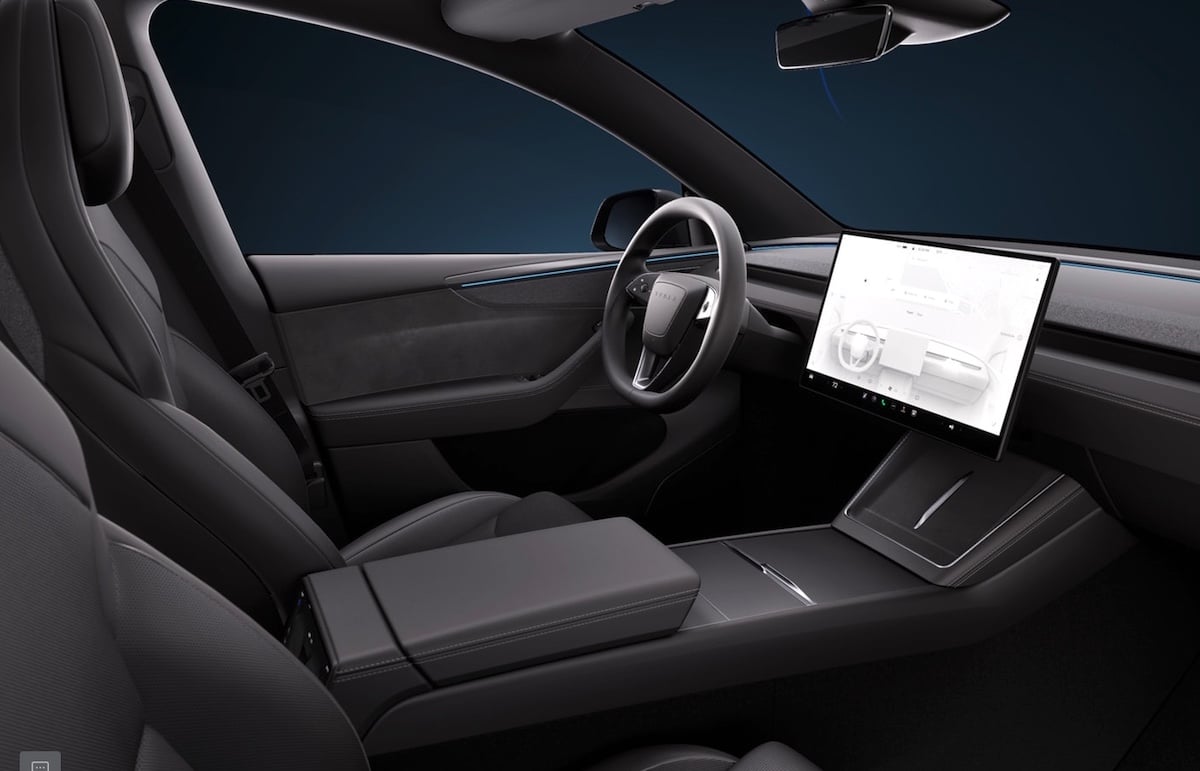 Vue arrière du Tesla Model Y L