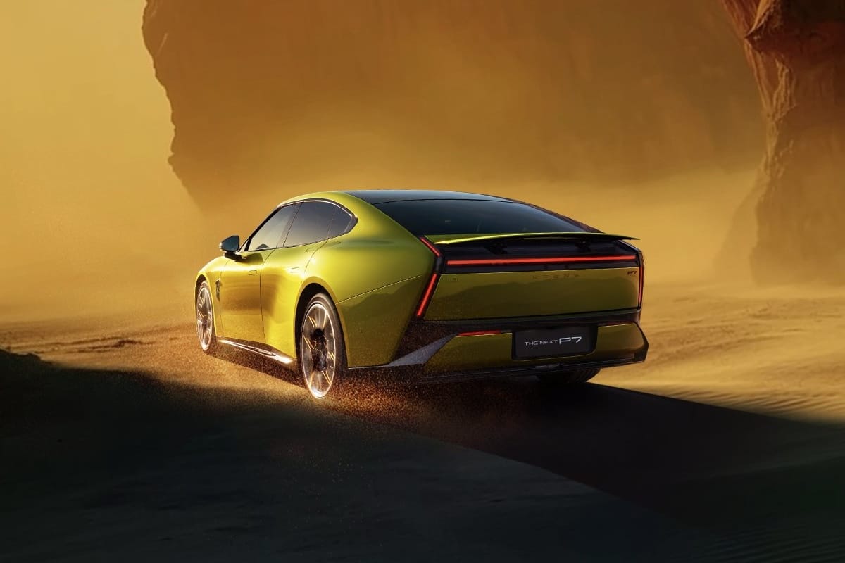 XPeng P7 rear view