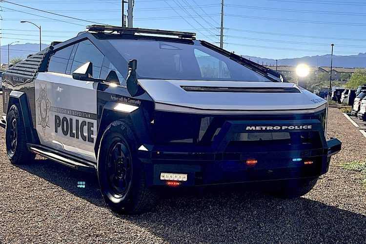 Le Shérif de Las Vegas surprend tous en patrouillant à bord d’un Tesla Cybertruck !