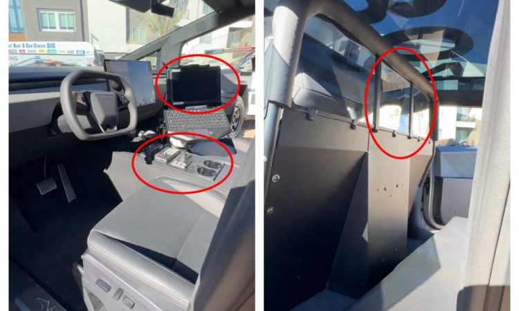 L&rsquo;intérieur surprenant du Tesla Cybertruck cruiser de police va vous étonner !