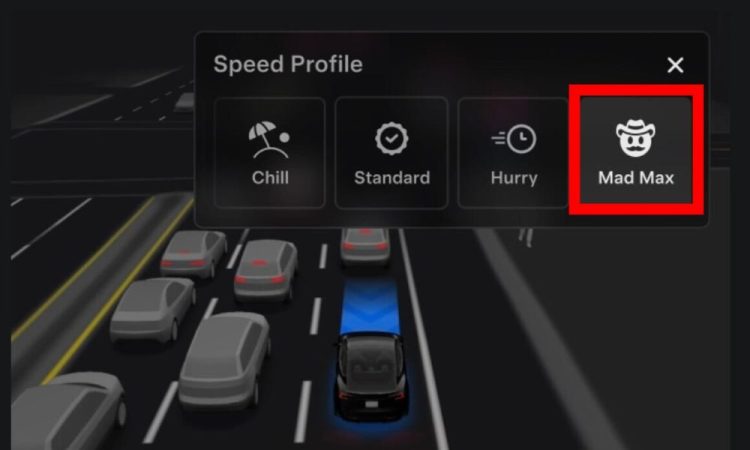Découvrez le nouveau mode &lsquo;Mad Max&rsquo; de Tesla : la version Full Self-Driving la plus rapide à ce jour!