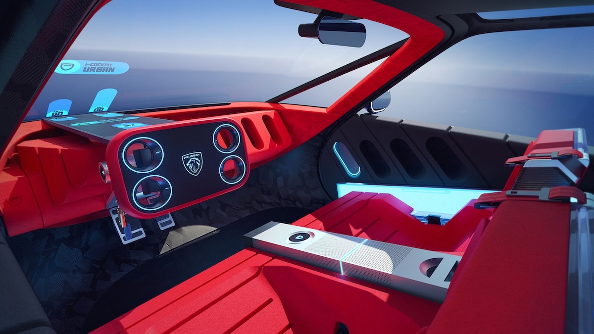 Intérieur du Peugeot Polygon Concept
