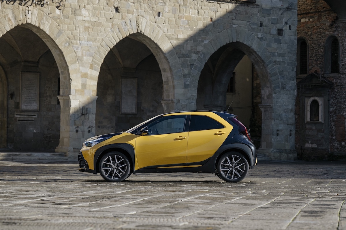 Exterieur de la Toyota AYGO X Hybride