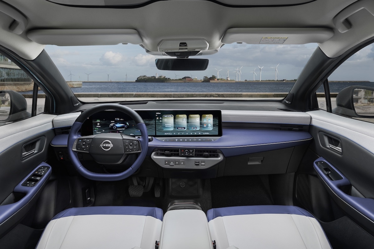 Intérieur de la Nissan LEAF
