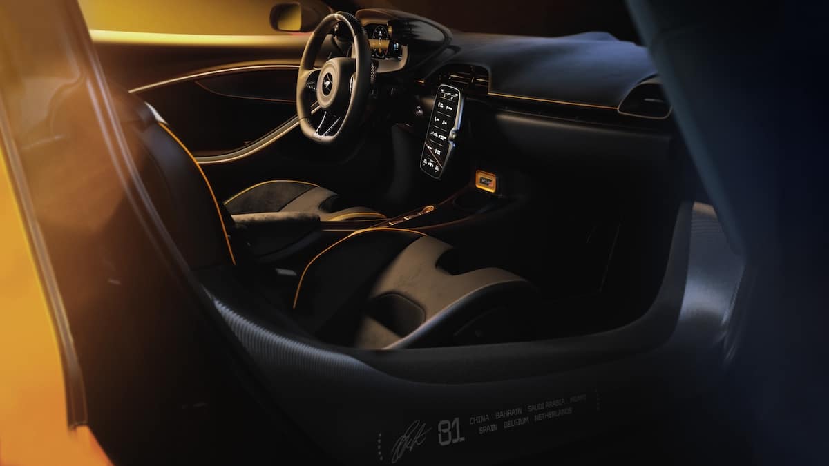 Intérieur de l'Artura Spider